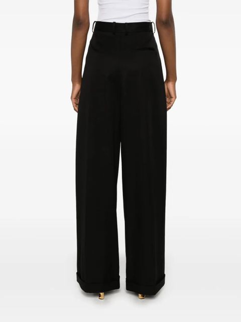 LOEWE pleated trousers - Black