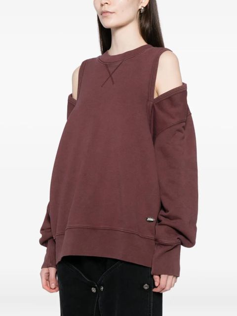 Jean Paul Gaultier cut-out sweatshirt - Blue