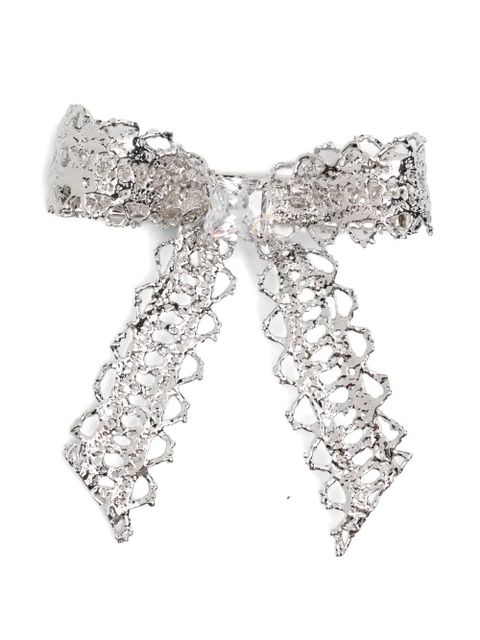 SHUSHU/TONG x YVMIN crystal-embellished hair clip - Silver - zdjęcie produktu nr 1
