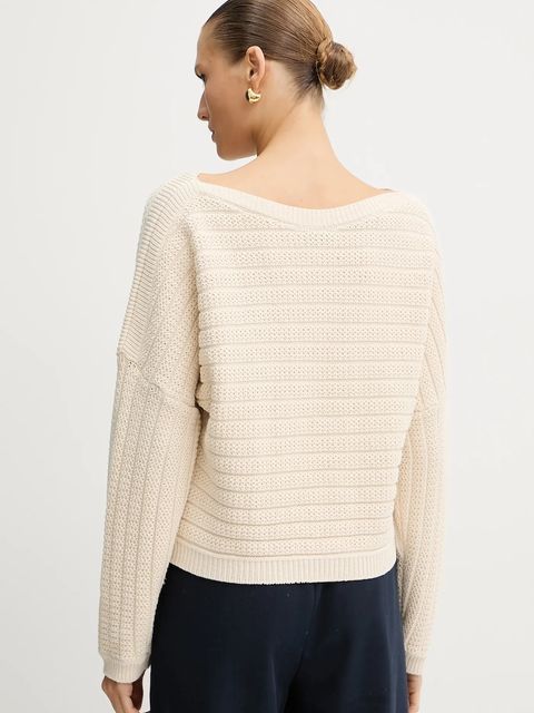 BOSS sweter damski kolor beżowy 50543049 - zdjęcie produktu nr 2