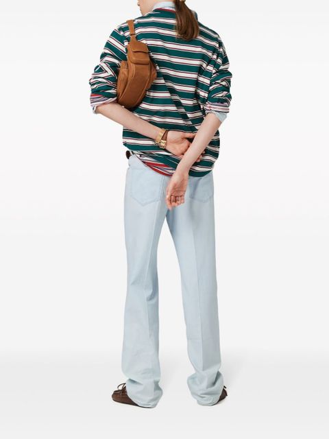 Miu Miu mid-rise straight-leg jeans - Blue