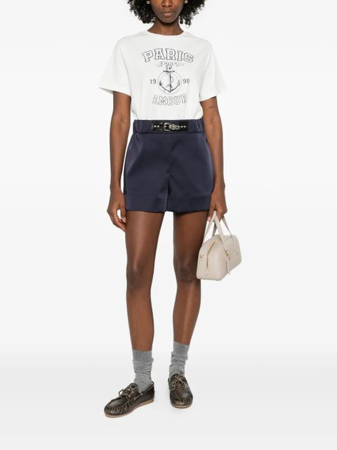 Maje satin shorts - Blue - zdjęcie produktu nr 2