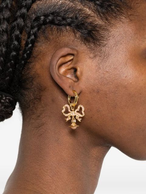 Vivienne Westwood Florindella bow earrings - Gold - zdjęcie produktu nr 2