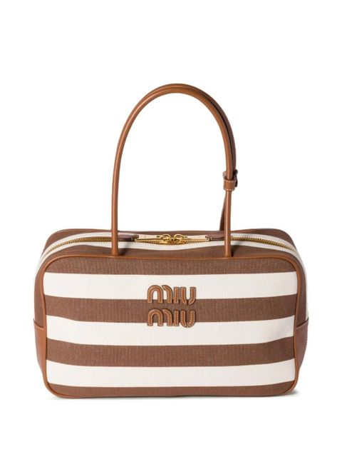 Miu Miu Beau tote bag - Brown - zdjęcie produktu nr 1