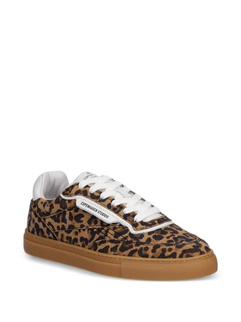 Copenhagen leopard-print sneakers - Brown