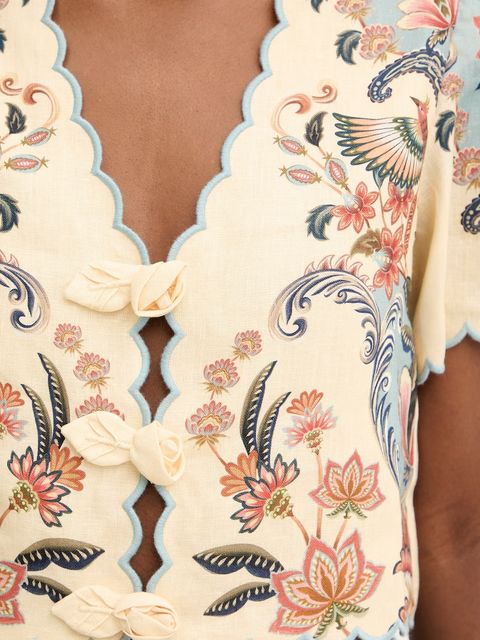 Farm Rio bluzka lniana