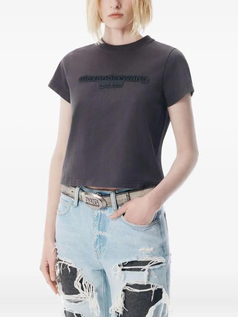 Alexander Wang embroidered t-shirt - Black