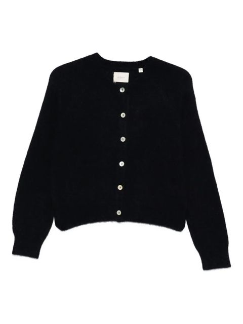 DÔEN fine-knit button-up cardigan - Blue - zdjęcie produktu nr 1