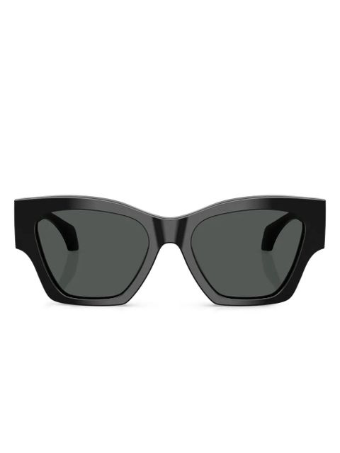 Versace Eyewear logo-print sunglasses - Black - zdjęcie produktu nr 1