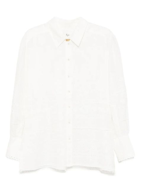 Aje cloud embroidered shirt - Neutrals - zdjęcie produktu nr 1
