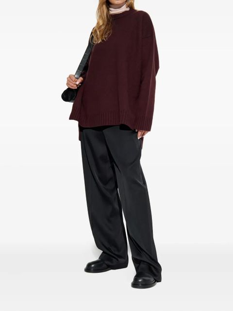 Jil Sander crew-neck sweater - Red - zdjęcie produktu nr 2