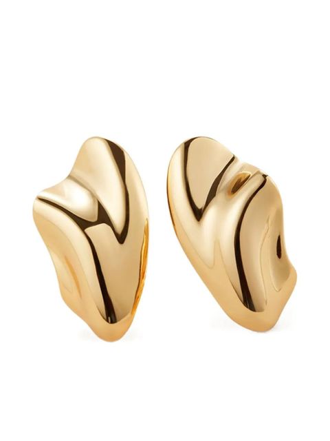 Jenny Bird sculpted earrings - Gold - zdjęcie produktu nr 1