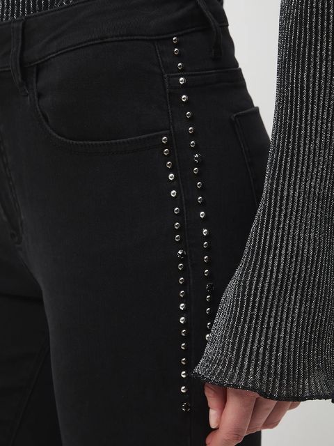 Medicine jeansy damskie kolor czarny