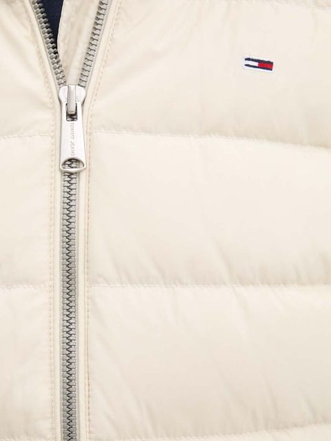 Tommy Jeans kurtka puchowa damska kolor beżowy zimowa DW0DW18312