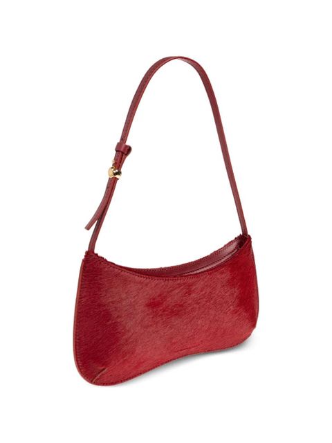 Jacquemus Le Bisou adjustable strap leather shoulder bag - Red