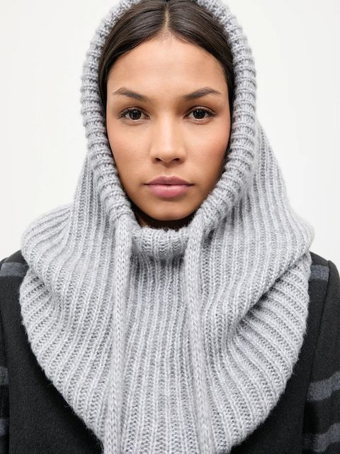 Answear.LAB kominiarka z wełną merino kolor szary - zdjęcie produktu nr 1