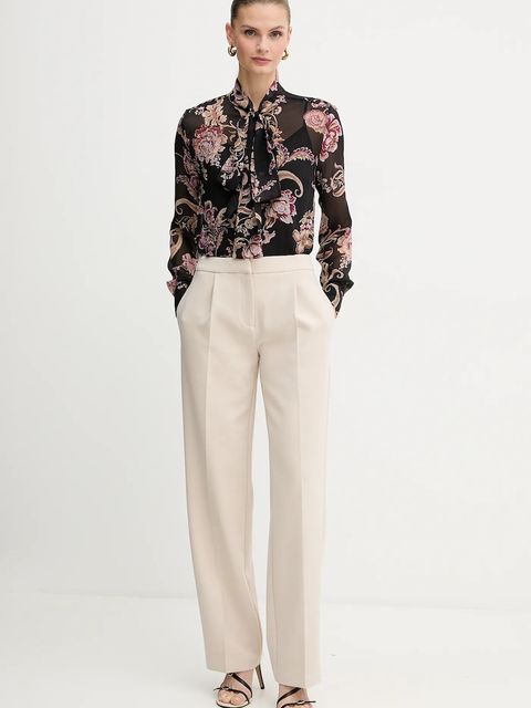 Marciano by Guess koszula VERITY damska kolor czarny regular z wiązanym dekoltem 5BGH14 7310A - zdjęcie produktu nr 2