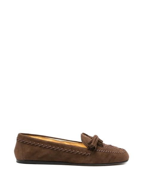 Prada tassel-detail loafers - Brown - zdjęcie produktu nr 1