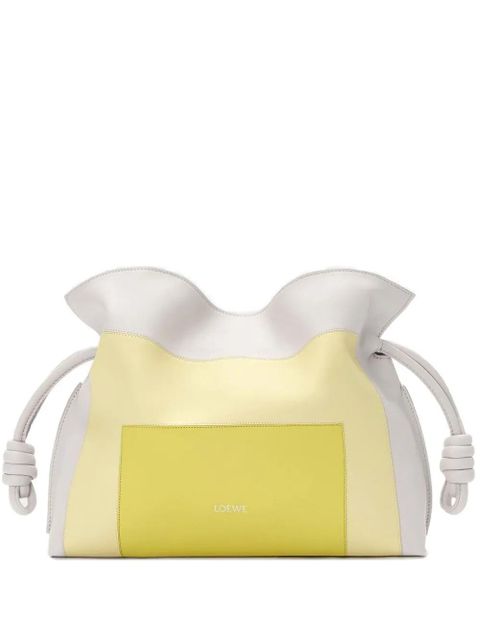 LOEWE x Albers medium Flamenco bucket bag - Yellow - zdjęcie produktu nr 1