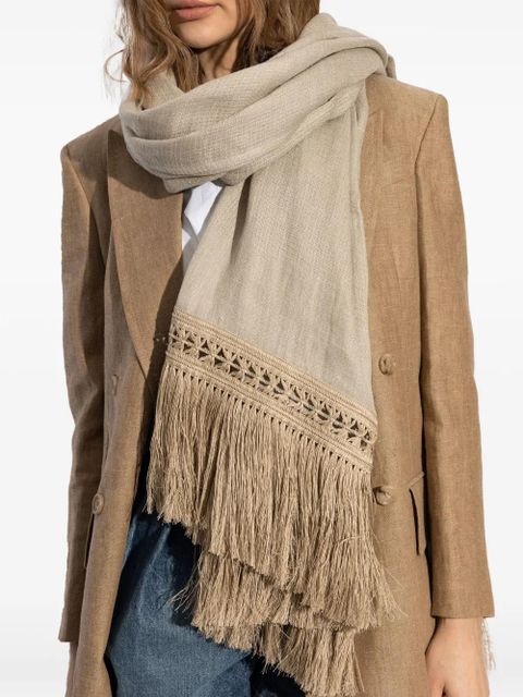 Max Mara Grammo scarf - Neutrals