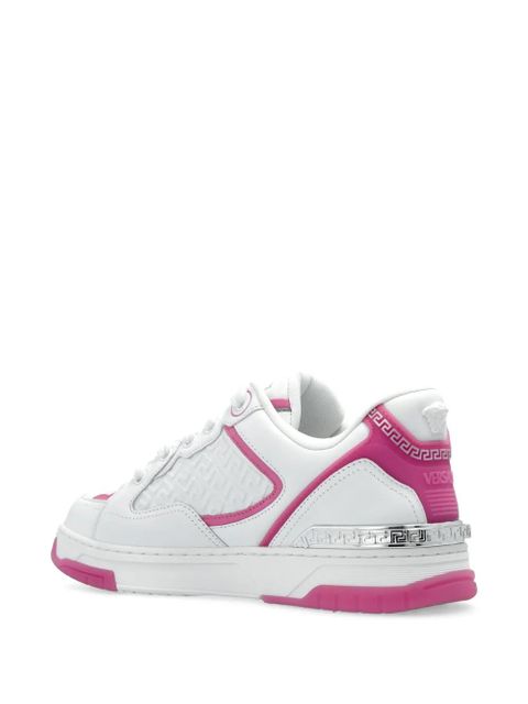 Versace leather sneakers - White