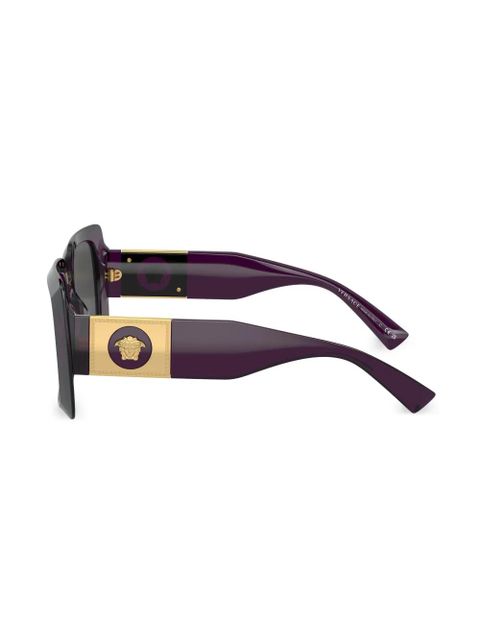 Versace Eyewear Medusa Stud square-frame sunglasses - Purple
