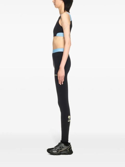 Off-White colour-block leggings - Black