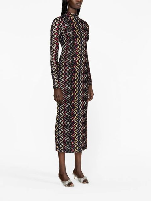 Missoni zigzag-pattern maxi dress - Black - zdjęcie produktu nr 2