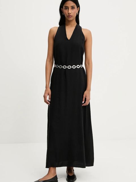 Answear.LAB pasek damski kolor srebrny