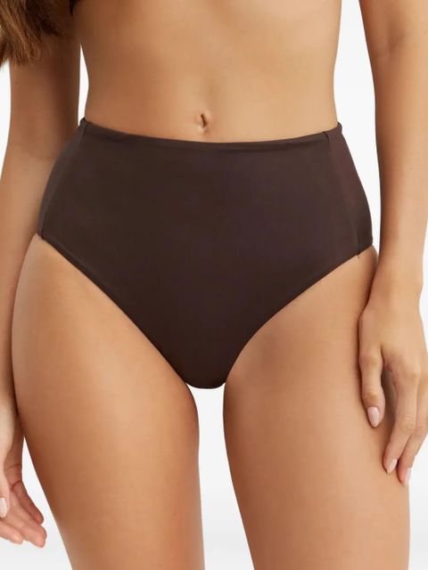 Max Mara Sabina high-rise bikini briefs - Brown