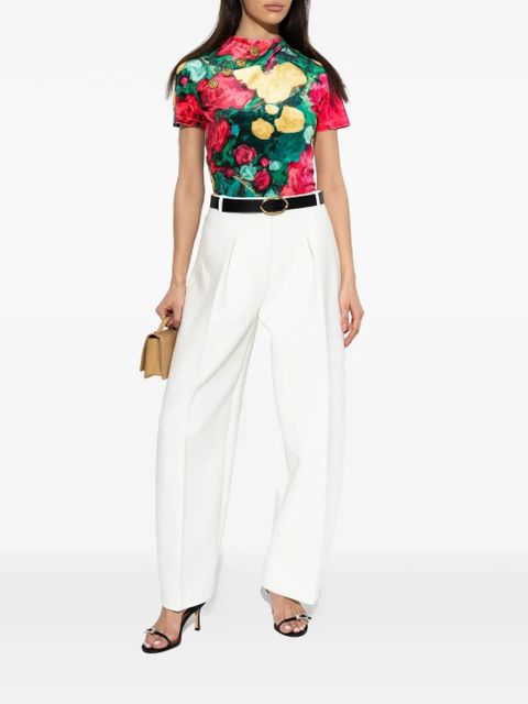 Balmain floral top - Red - zdjęcie produktu nr 2