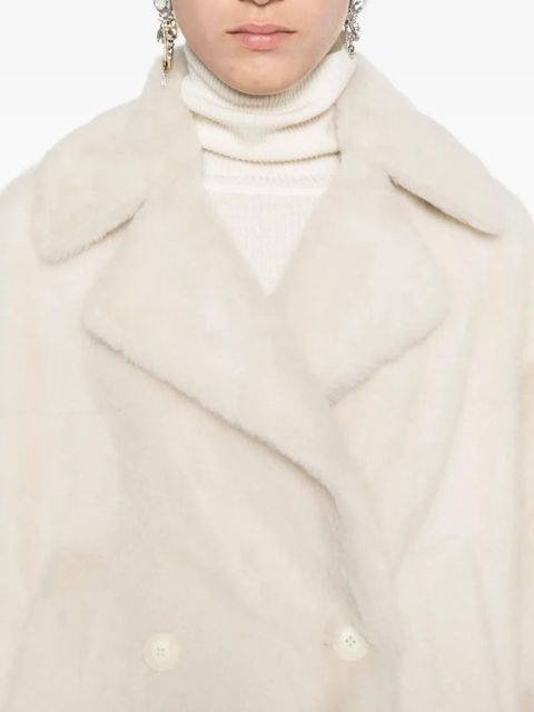 Yves Salomon double-breasted jacket - White