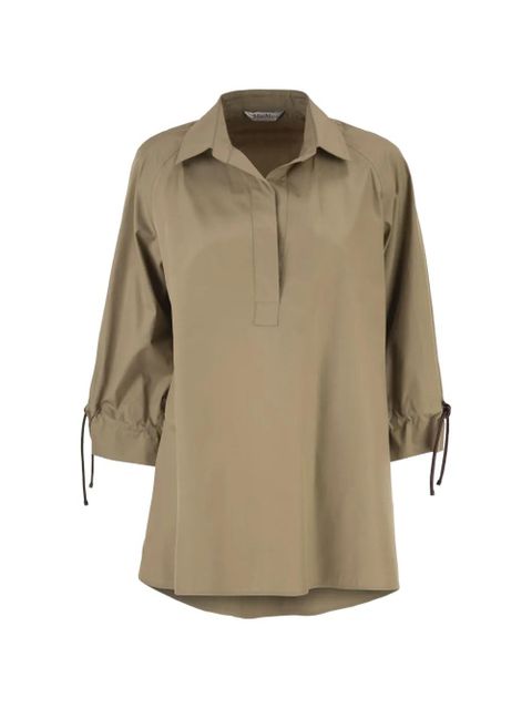 Max Mara cotton blouse - Neutrals - zdjęcie produktu nr 1