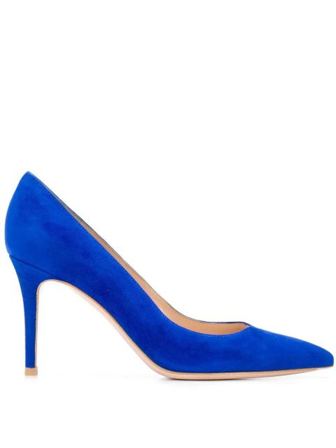 Gianvito Rossi 105 pointed pumps - Blue - zdjęcie produktu nr 1