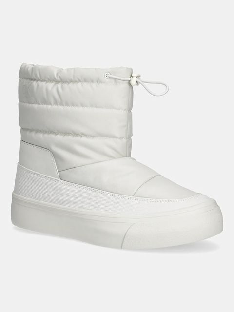 Calvin Klein śniegowce VULC FLATF SNOWBOOT NYLON kolor biały YW0YW01977 - zdjęcie produktu nr 1