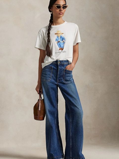 Polo Ralph Lauren t-shirt bawełniany damski kolor biały 211959104