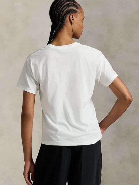 Polo Ralph Lauren t-shirt bawełniany damski kolor biały 211971710