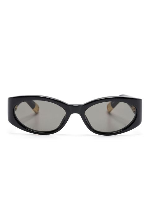 Jacquemus Les Lunettes Ovalo sunglasses - Black - zdjęcie produktu nr 1