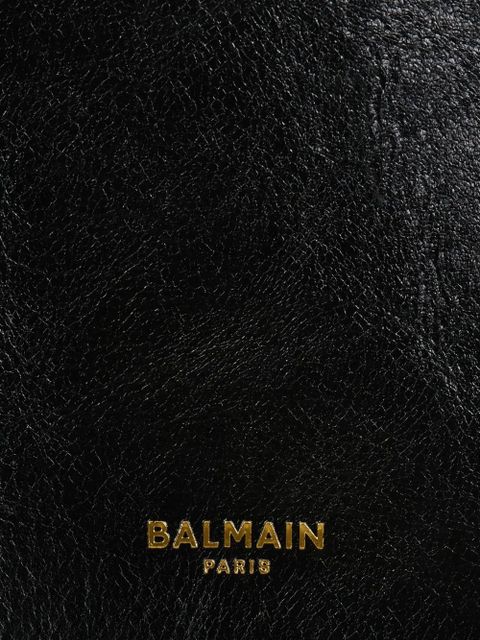 Balmain medium belted-detail shoulder bag - Black