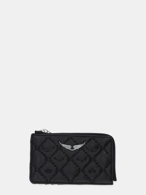 ZADIG&VOLTAIRE etui na karty skórzane kolor czarny LWSG03680 - zdjęcie produktu nr 1