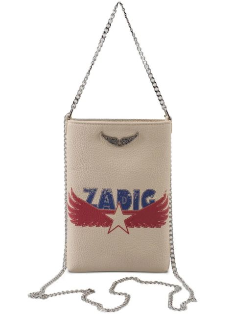 Zadig&Voltaire Rock leather mini bag - Neutrals - zdjęcie produktu nr 1