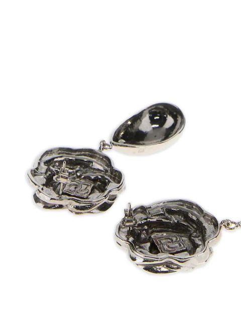 Magda Butrym rose drop earrings - Silver