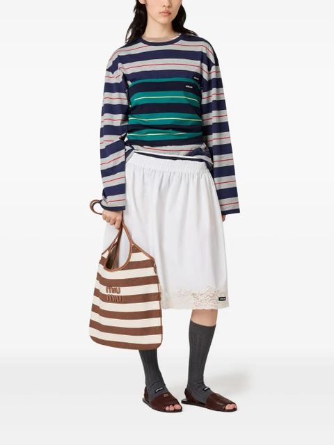 Miu Miu striped top - Green