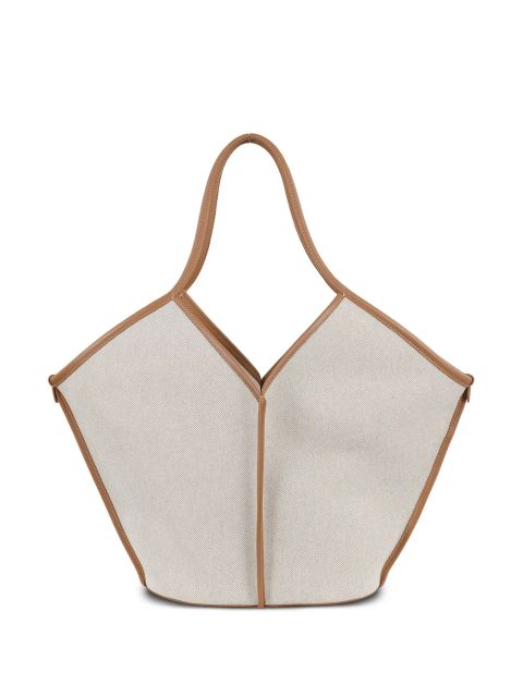 Hereu canvas tote bag - Neutrals