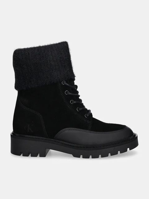 Calvin Klein Jeans botki COMBAT MID LACE UP BOOT WL - zdjęcie produktu nr 2