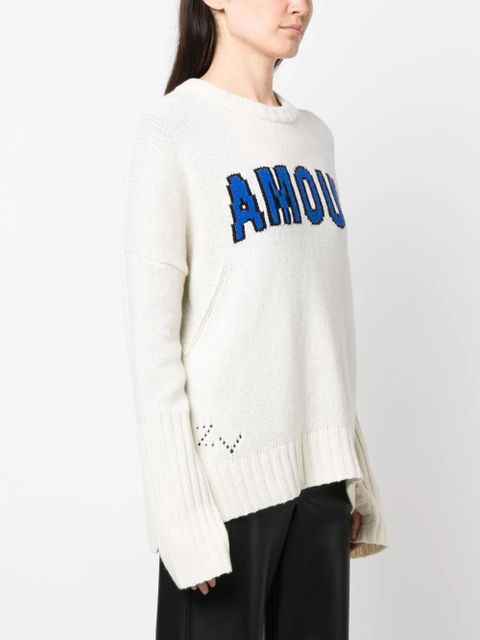 Zadig&Voltaire Malta Amour wool jumper - White