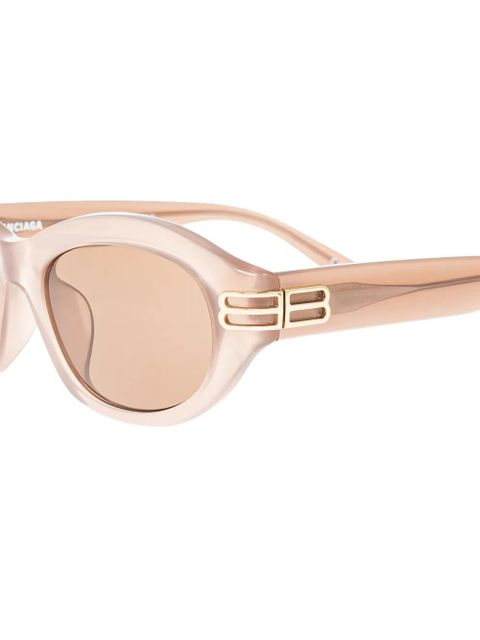 Balenciaga Eyewear oval-frame sunglasses - Pink
