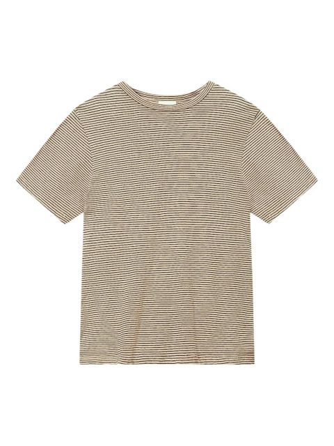 MARANT ÉTOILE striped crew-neck T-shirt - Neutrals - zdjęcie produktu nr 1