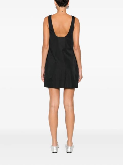 St. Agni scoop-neck sleeveless mini dress - Black