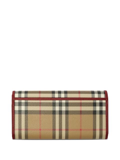 Burberry check wallet - Neutrals - zdjęcie produktu nr 2